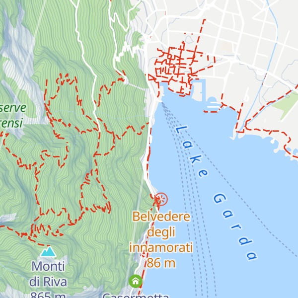Map of Cantoniera Riva del Garda