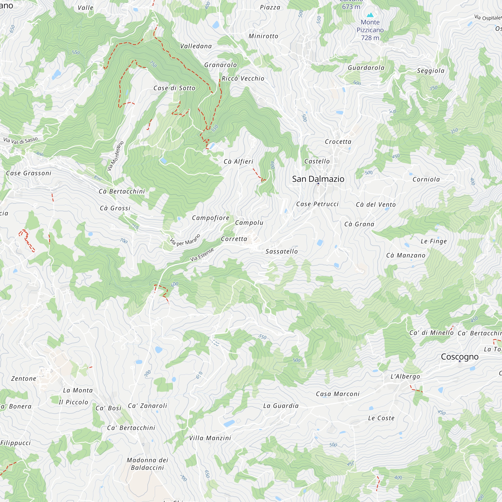 Capanna map