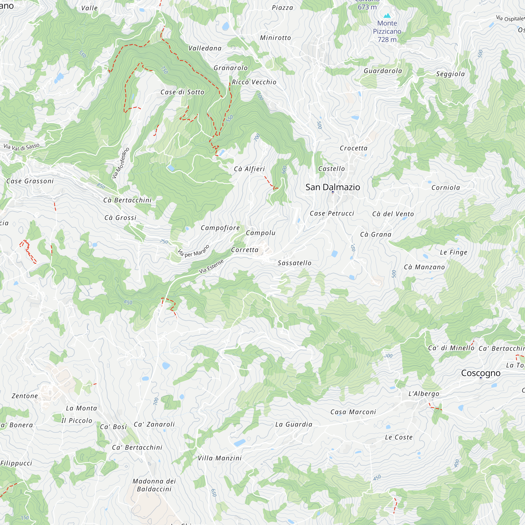 Capanna map