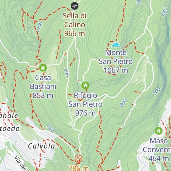 Map of Rifugio San Pietro