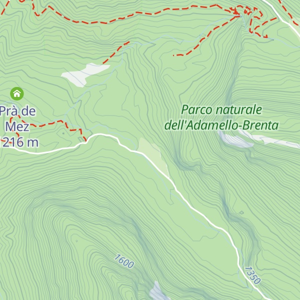 Map of Malga Brenta Bassa
