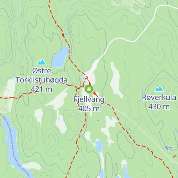 Map of Fjellvang