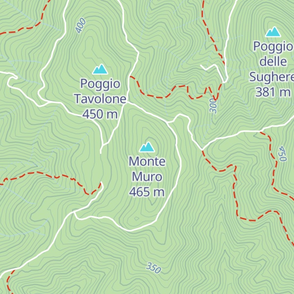 Map of Monte Muro