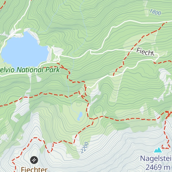 Map of Fiecht Alm - Malga dei Pini