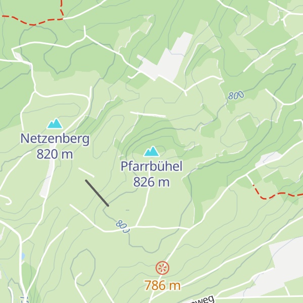 Map of Pfarrbühel