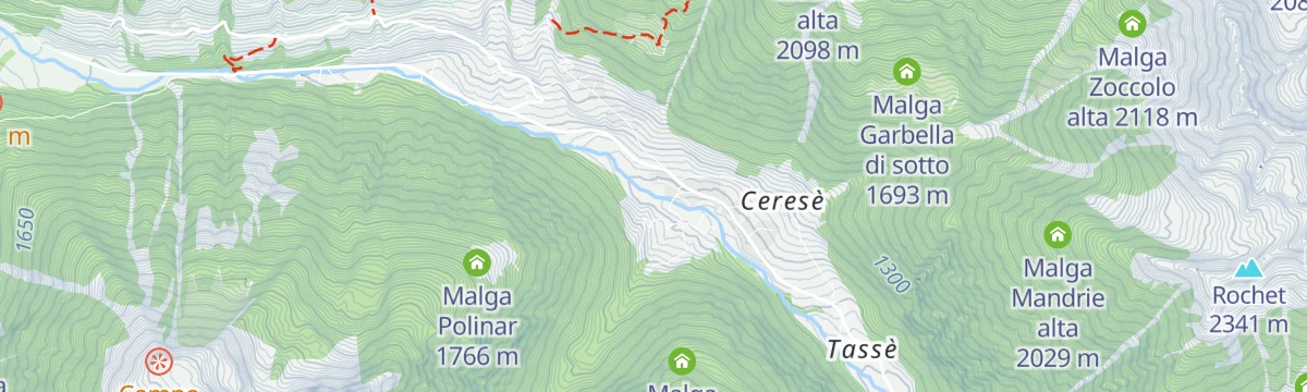 Map of the start of Torrente Rabbies NoKill