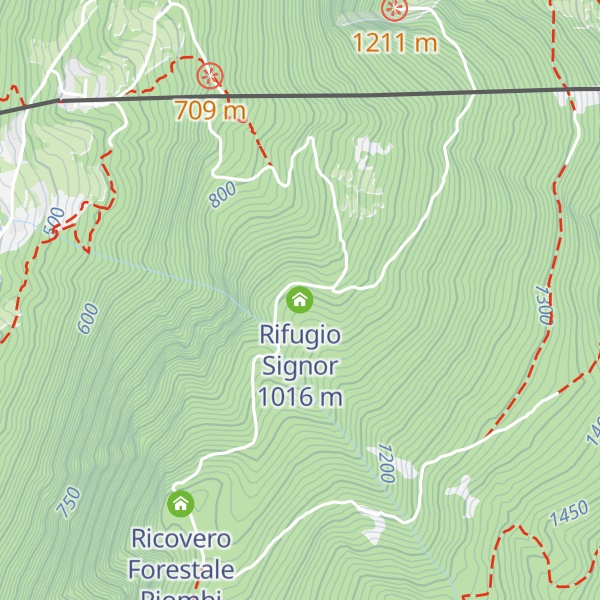 Map of Rifugio Signor