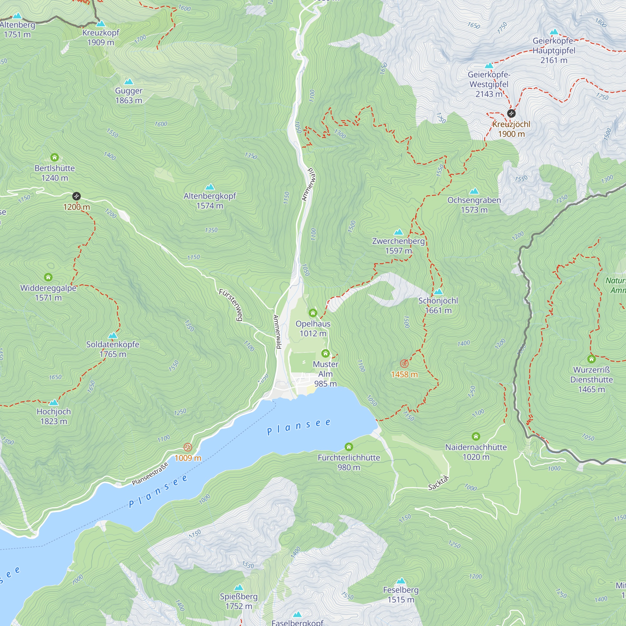 Opelhaus map