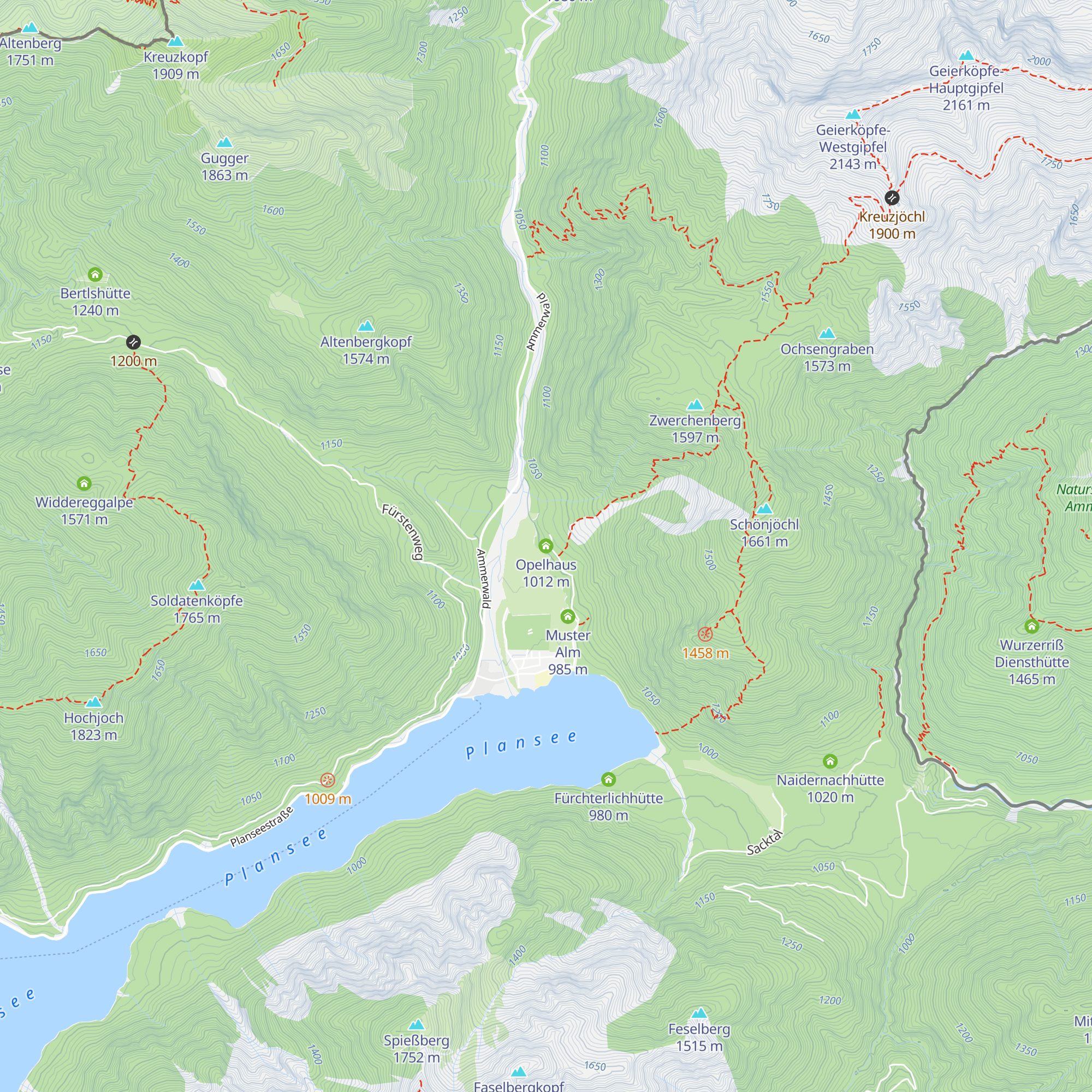 Opelhaus map