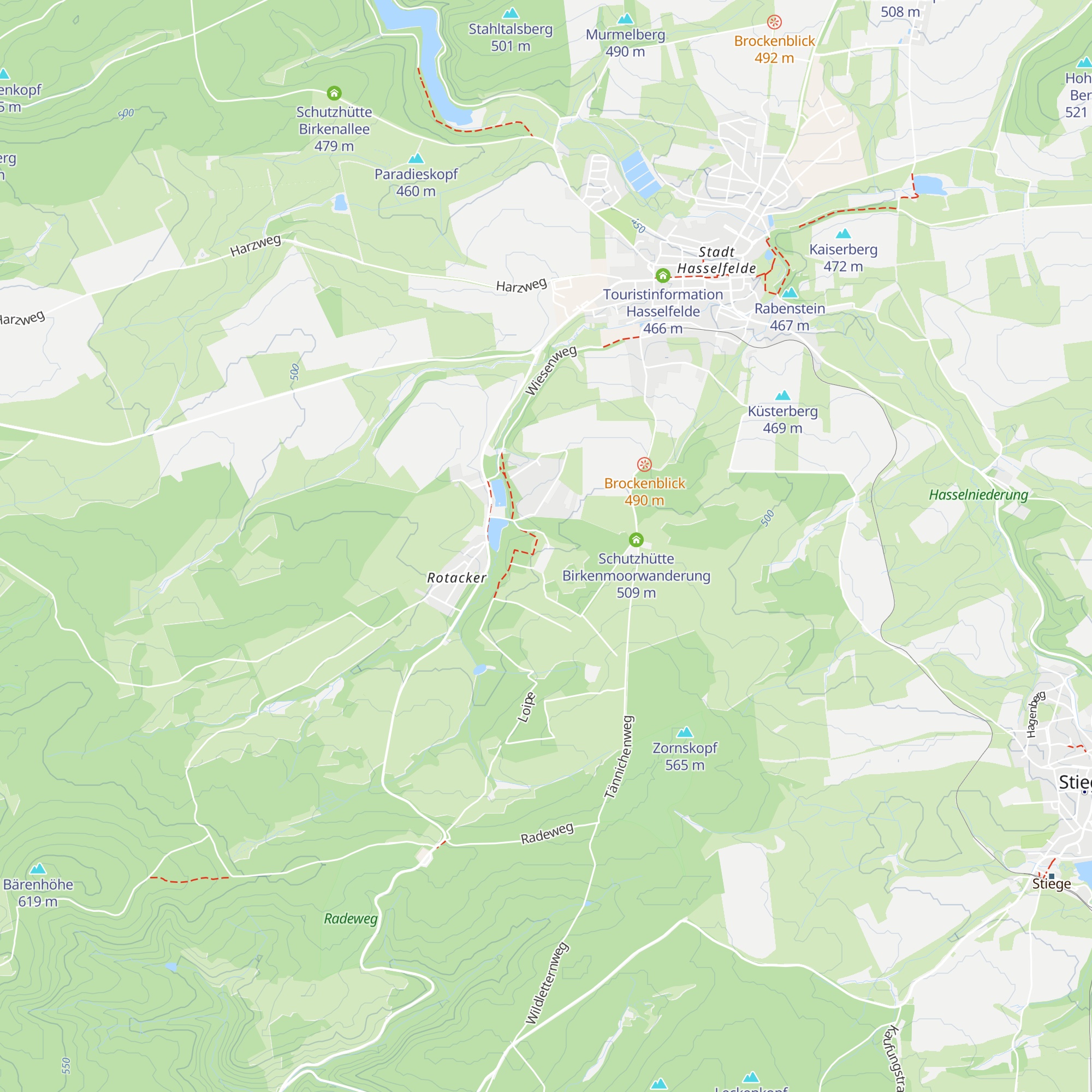 Skihütte map