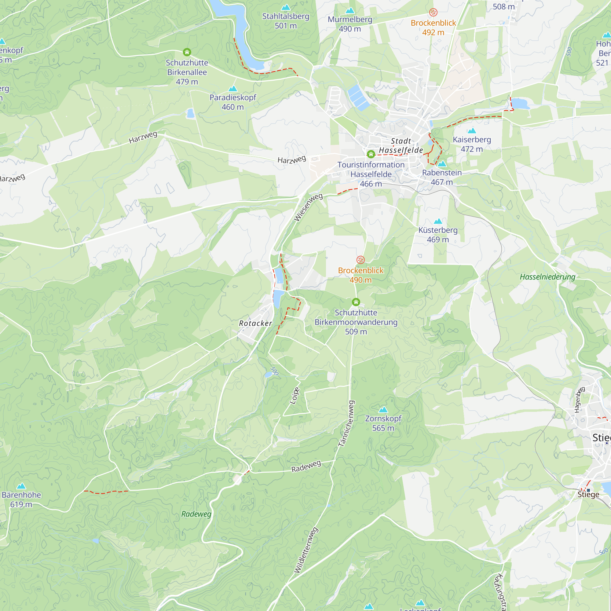 Skihütte map