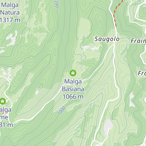 Map of Malga Basiana