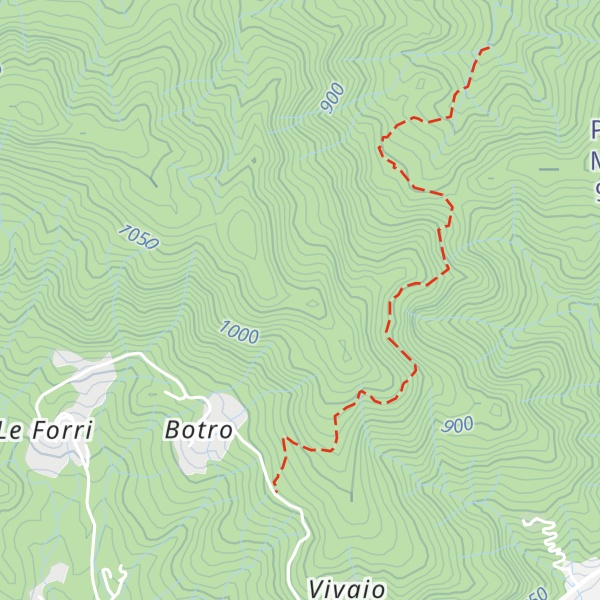 Map of Poggio Serripozzo