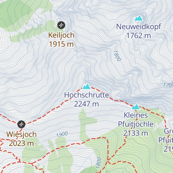 Map of Hochschrutte