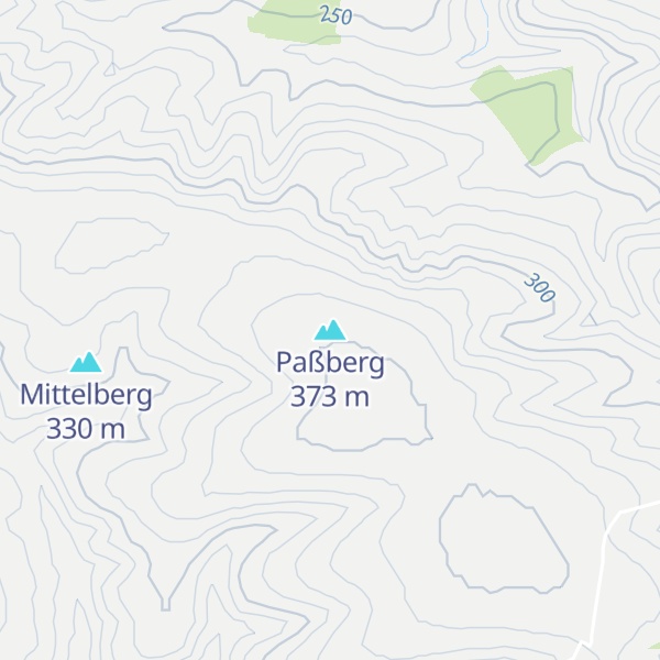 Map of Paßberg