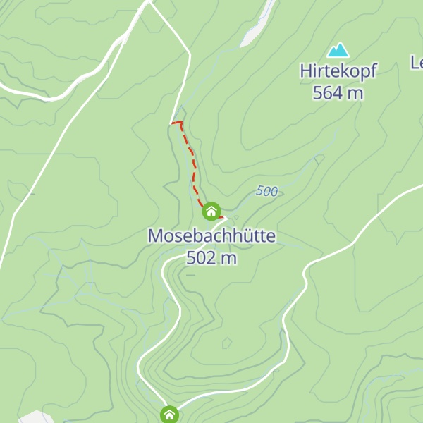 Map of Mosebachhütte