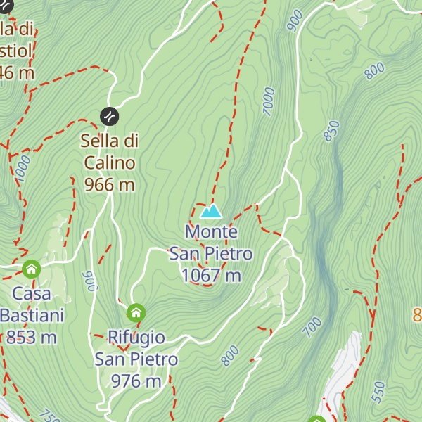 Map of Monte San Pietro
