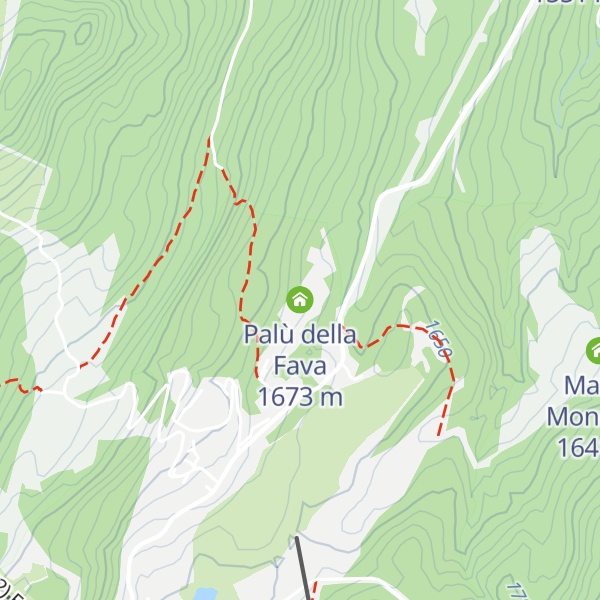 Map of Palù della Fava