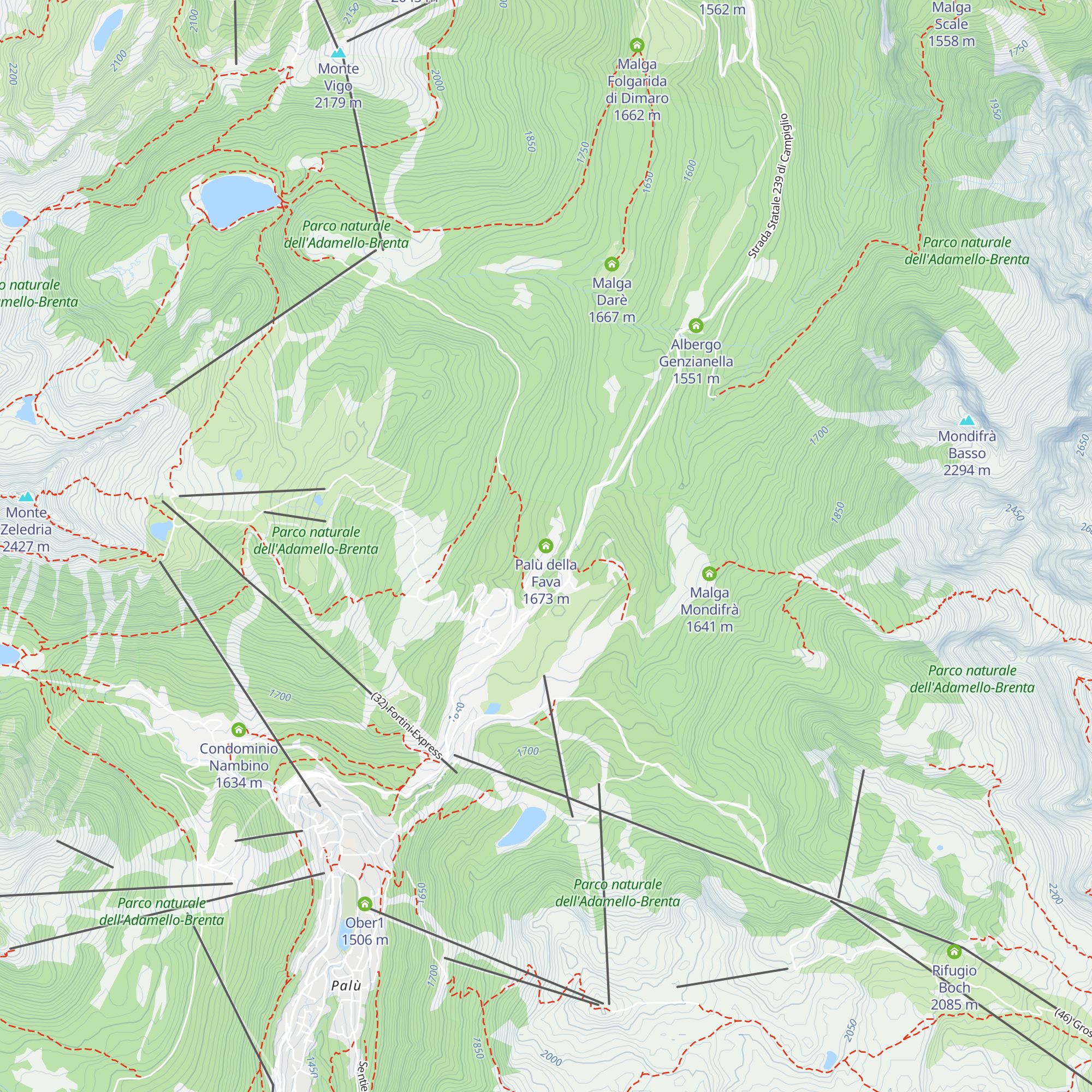 Palù della Fava map