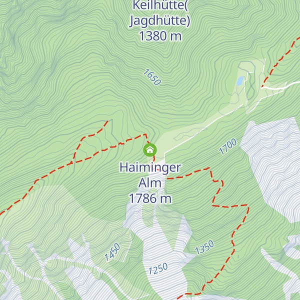 Map of Haiminger Alm