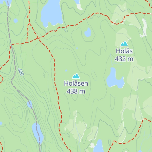 Map of Holåsen