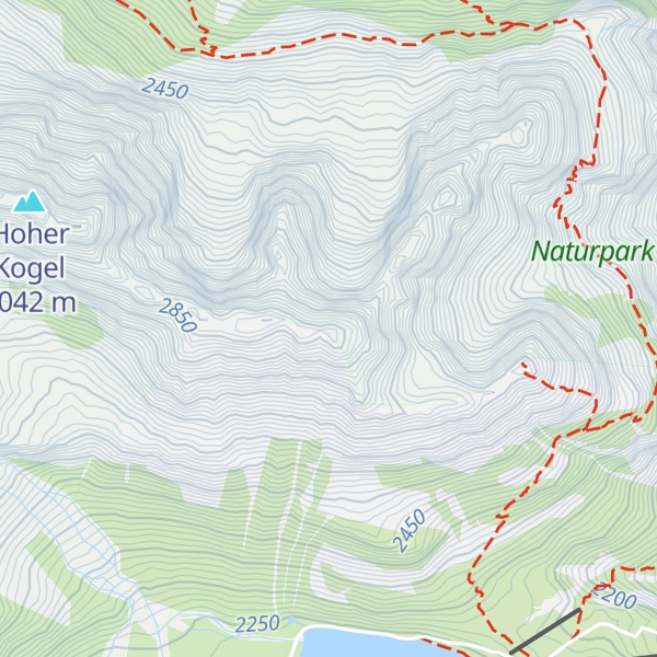 Map of Zuragkogel