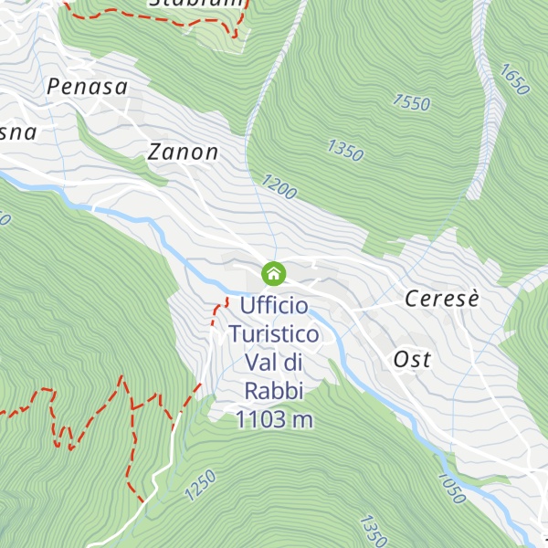 Map of Ufficio Turistico Val di Rabbi
