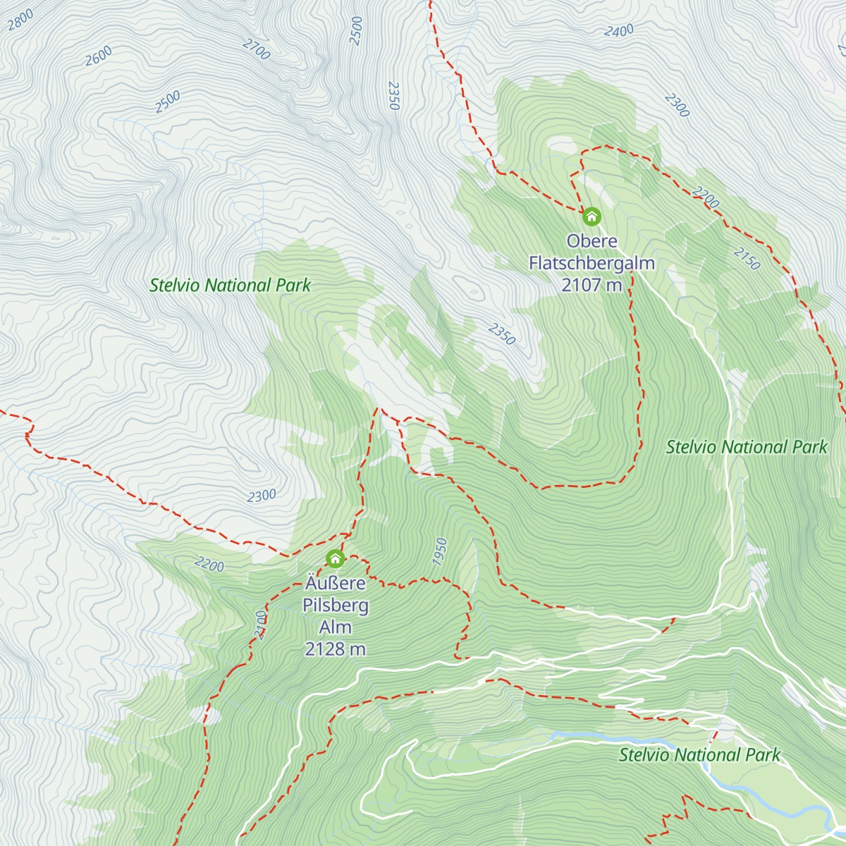 Tufer Alm map