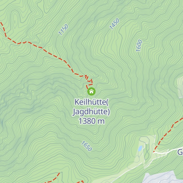 Map of Keilhütte(Jagdhütte)