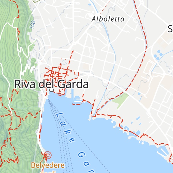 Map of Garda Dolomiti Azienda per il turismo S.p.A.