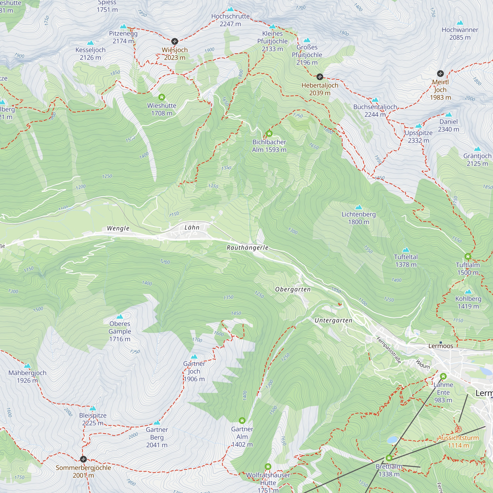 Gästehaus Fasser map