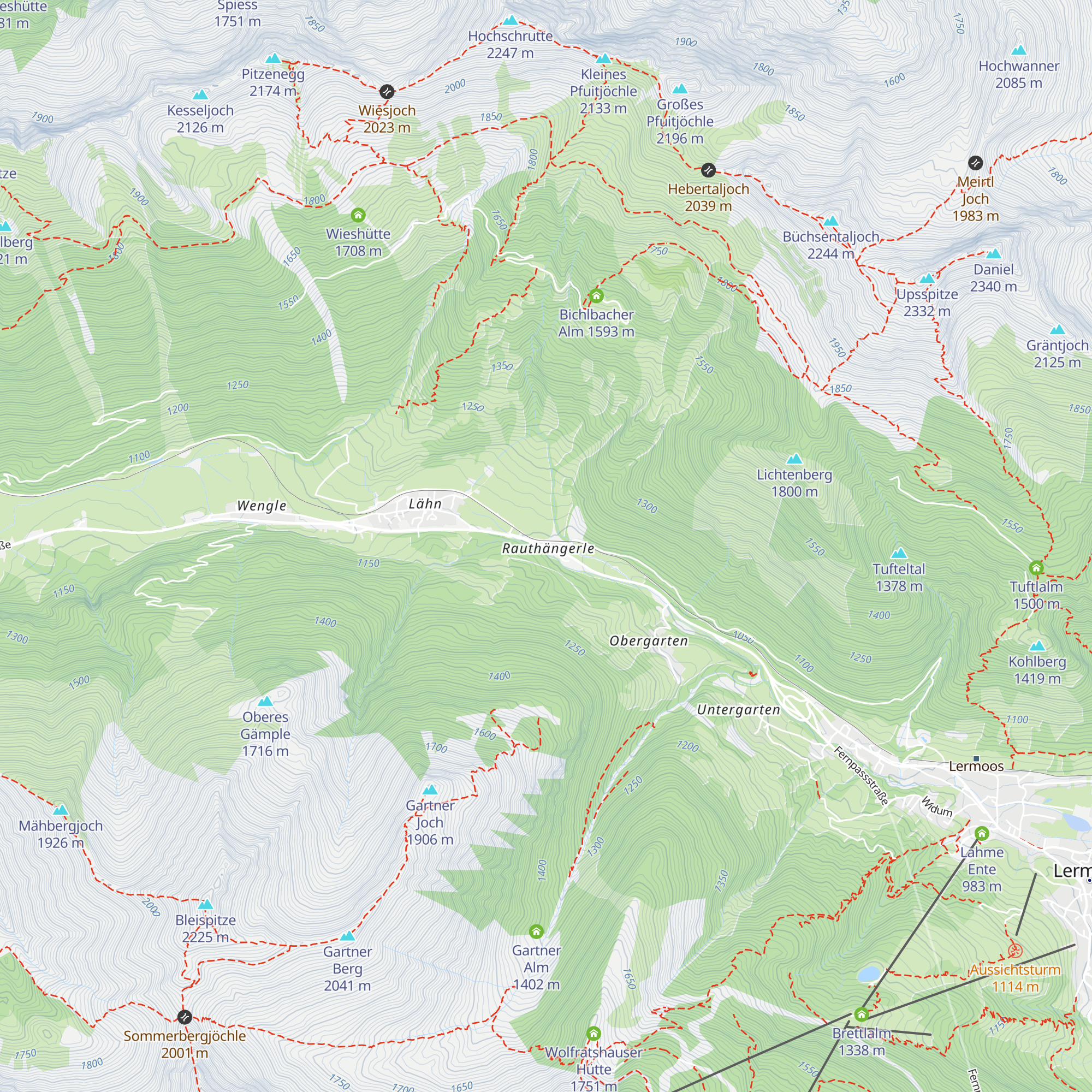 Gästehaus Fasser map