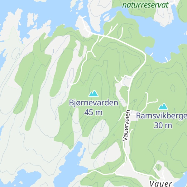 Map of Bjørnevarden