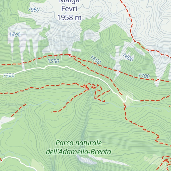 Map of Rifugio Cascate di Mezzo