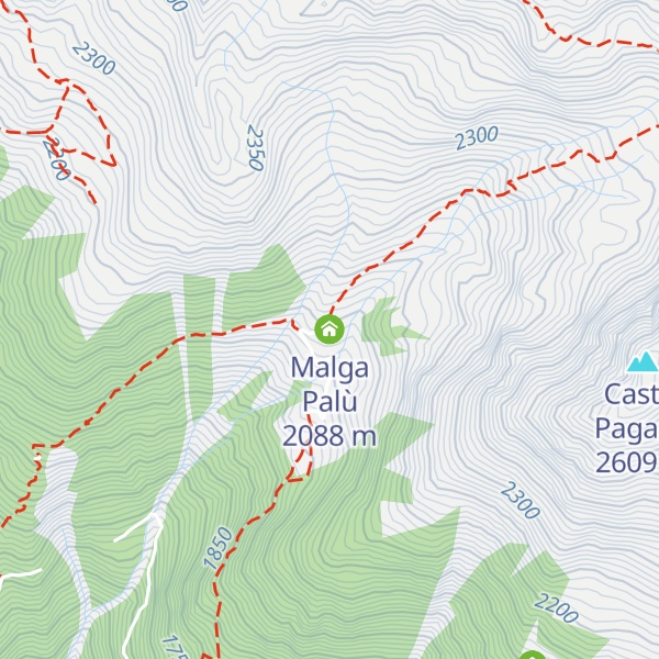 Map of Malga Palù