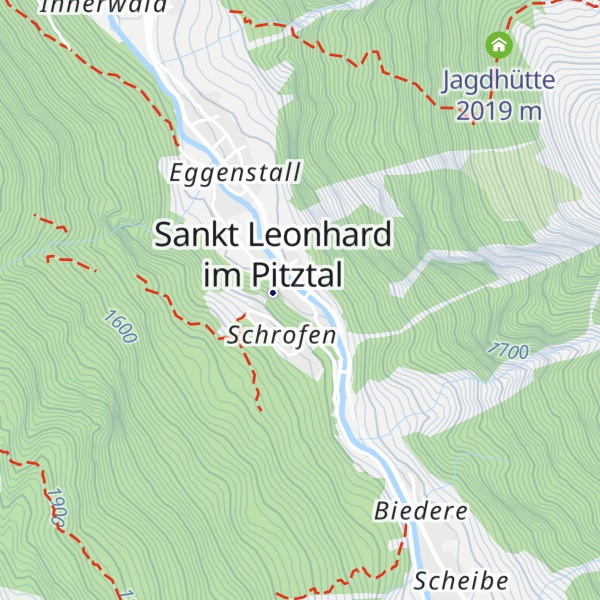 Map of Pitztal Tourismus