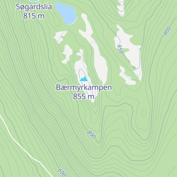Map of Søgardsåsen