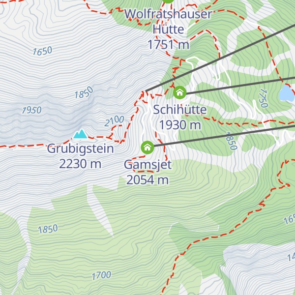 Map of Gamsjet