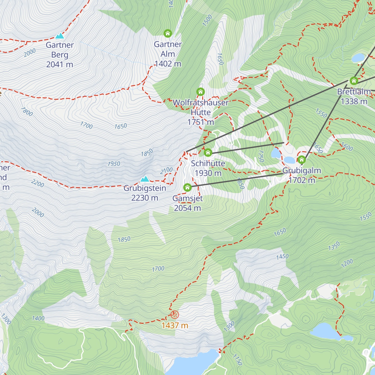 Gamsjet map