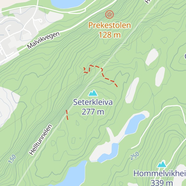 Map of Seterkleiva