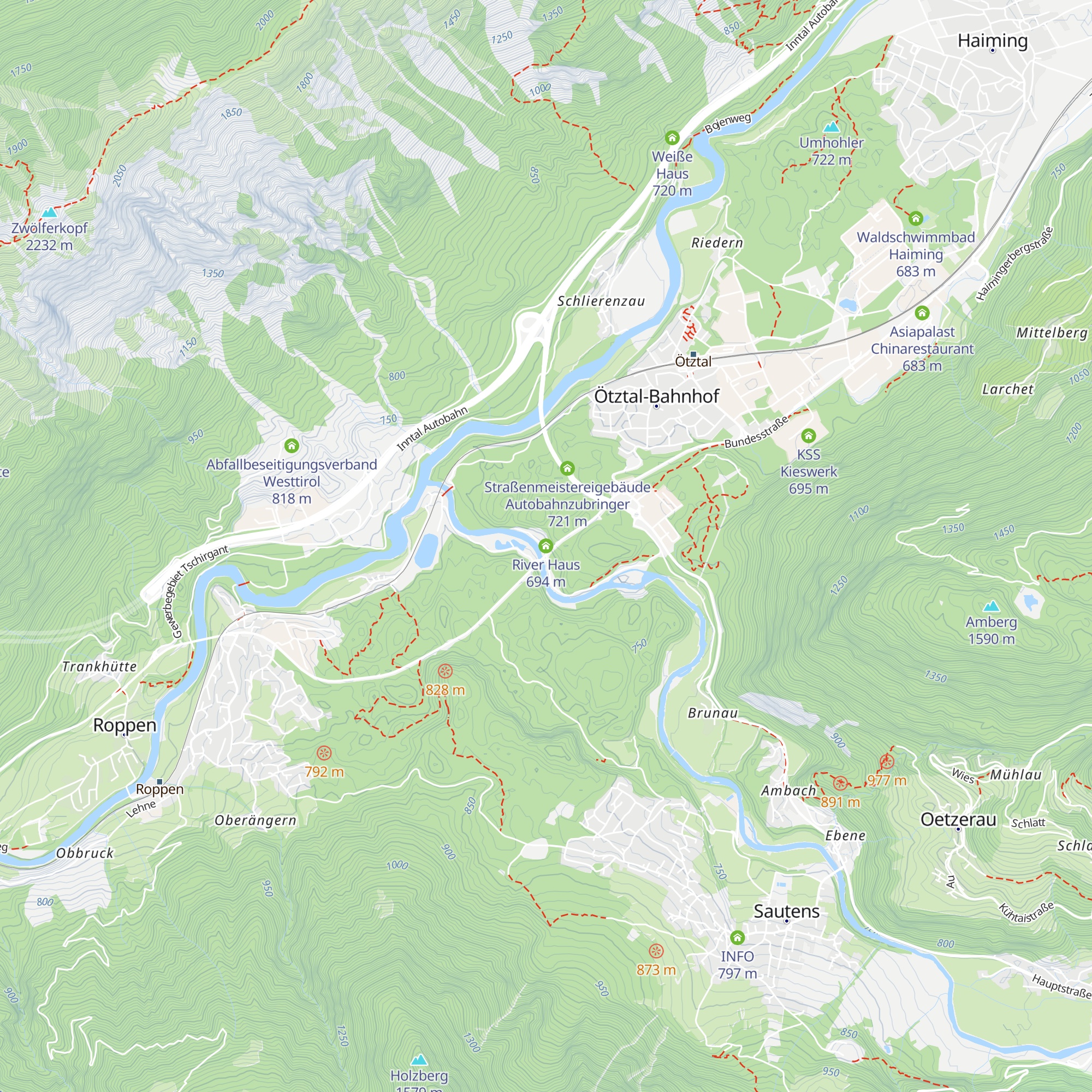 River Haus map