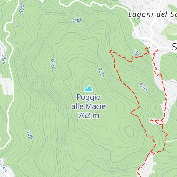 Map of Poggio alle Macie