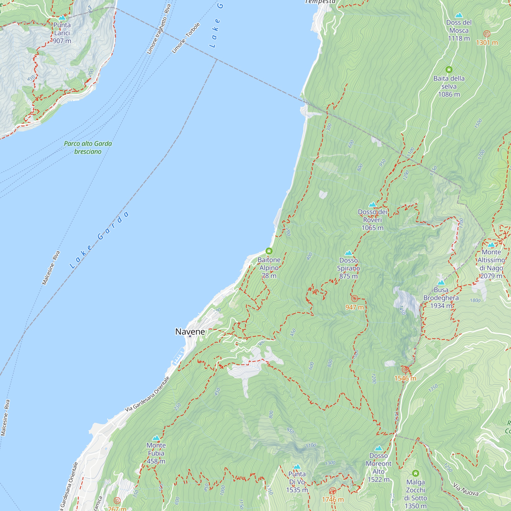 Villa Monica map