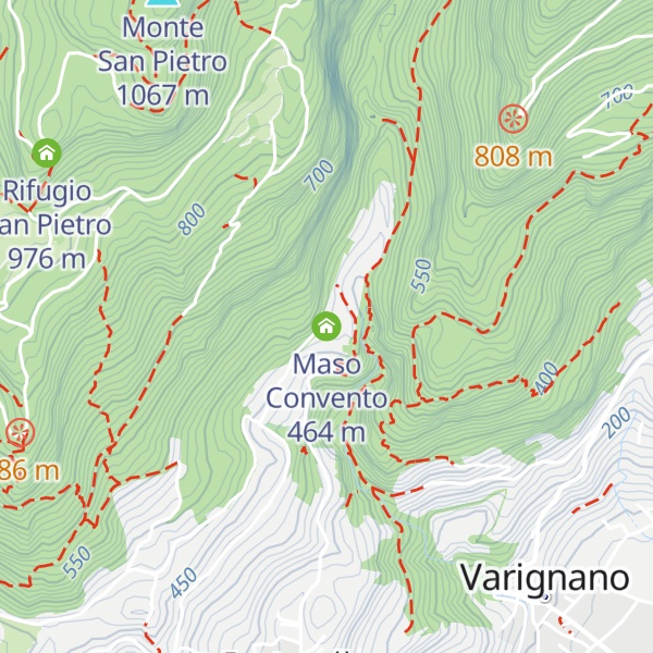 Map of Maso Convento