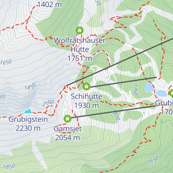 Map of Schihütte