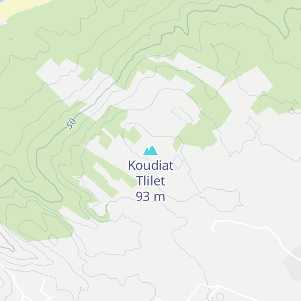 Map of Koudiat Tlilet