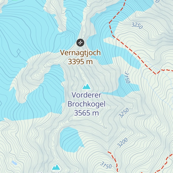 Map of Vorderer Brochkogel