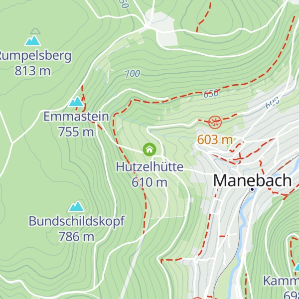 Map of Hutzelhütte