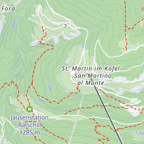 Map of Jausenstation Oberkaser