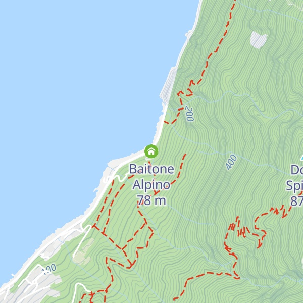 Map of Baitone Alpino